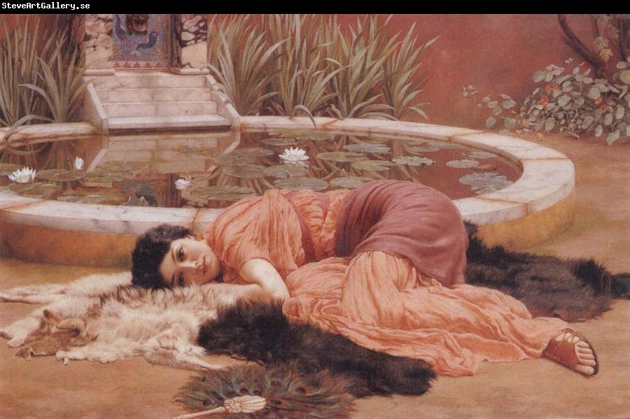 John William Godward Does He Love me